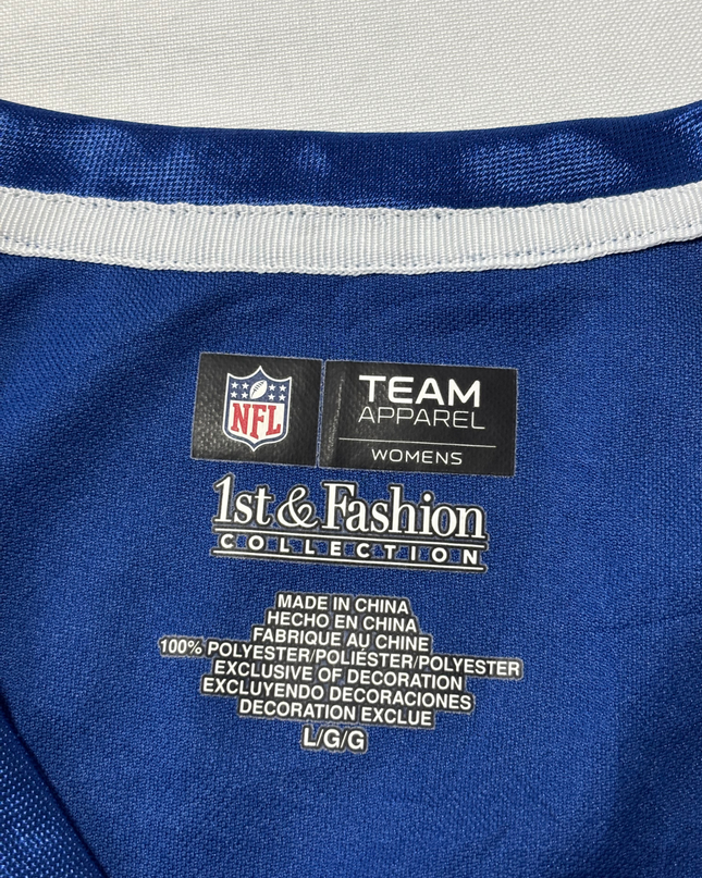 NFL Team Apparel Blue Indianapolis Colts Rhinestone Mesh Jersey