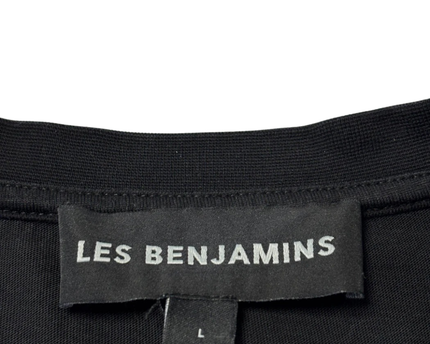 Les Benjamins Black Graphic Logo T-Shirt