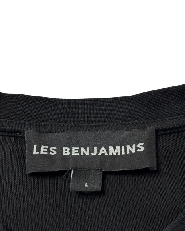 Les Benjamins Black Graphic Logo T-Shirt