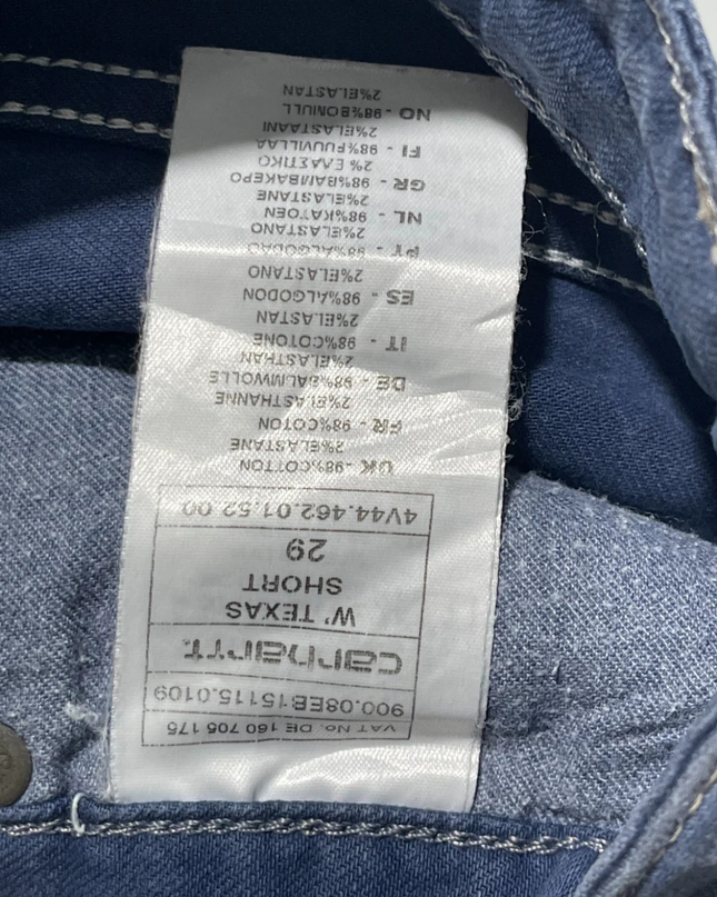 Carhartt Blue W' Texas Denim Shorts