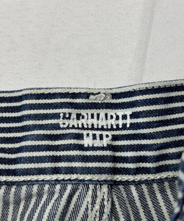 Carhartt WIP Blue Hickory Stripe Single Knee Workwear Pants