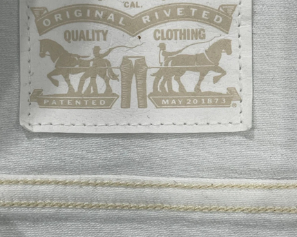 Levi's White Denim Trucker Jacket