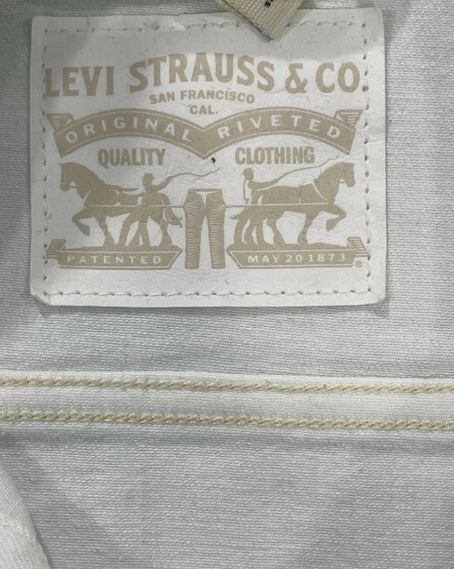 Levi's White Denim Trucker Jacket