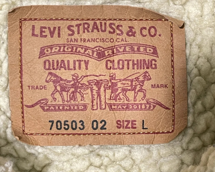 Levi's Brown Sherpa Lined Corduroy Trucker Jacket