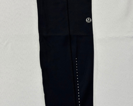 Lululemon Black Fast and Free High-Rise 25" Reflective Leggings