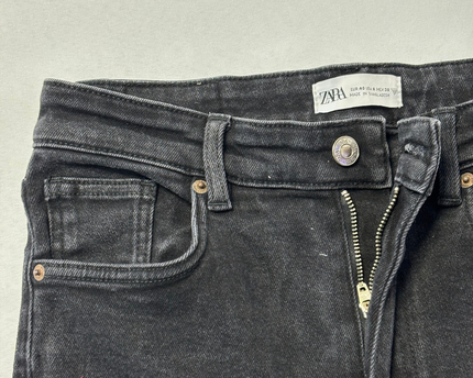Zara Black High-Waisted Skinny Jeans