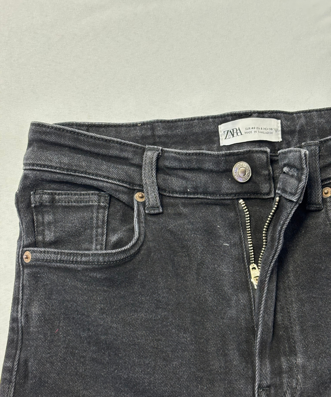 Zara Black High-Waisted Skinny Jeans