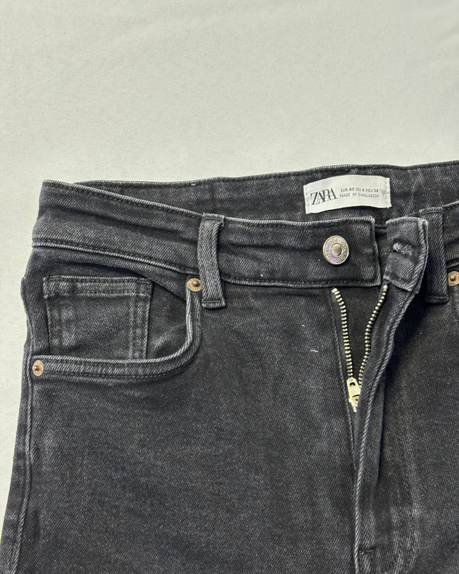 Zara Black High-Waisted Skinny Jeans
