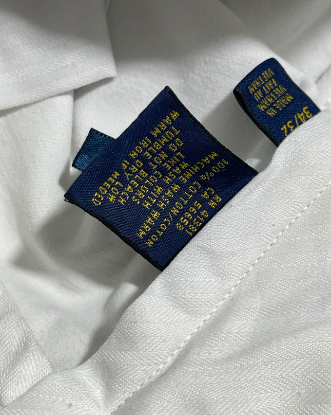 Polo Ralph Lauren White Slim Fit Cotton Chino Pants