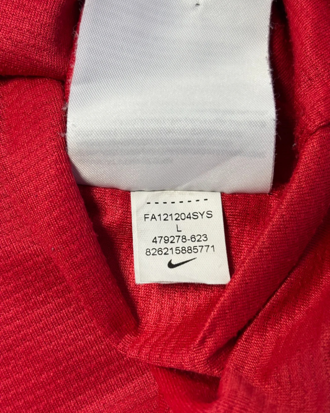 Manchester United 2012-13 Home Nike Red Gingham Jersey