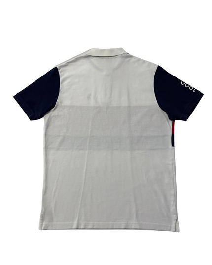 U.S. Polo Assn. White Colorblock NYC Polo Shirt