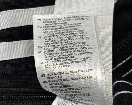 Adidas Black 3-Stripe Trefoil Track Pants
