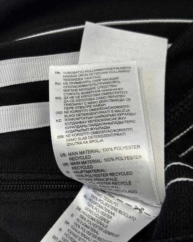 Adidas Black 3-Stripe Trefoil Track Pants