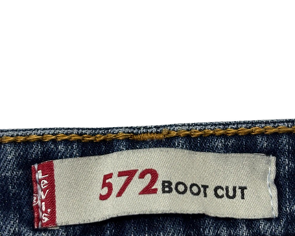 Levi's Blue 572 Boot Cut Stretch Denim Jeans