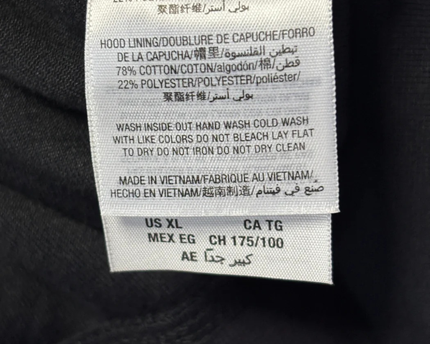 Juicy Couture Black Velour Crystal Heart Zip-Up Hoodie