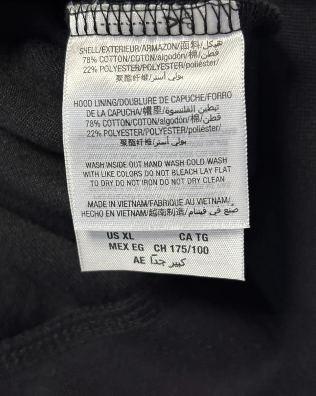 Juicy Couture Black Velour Crystal Heart Zip-Up Hoodie