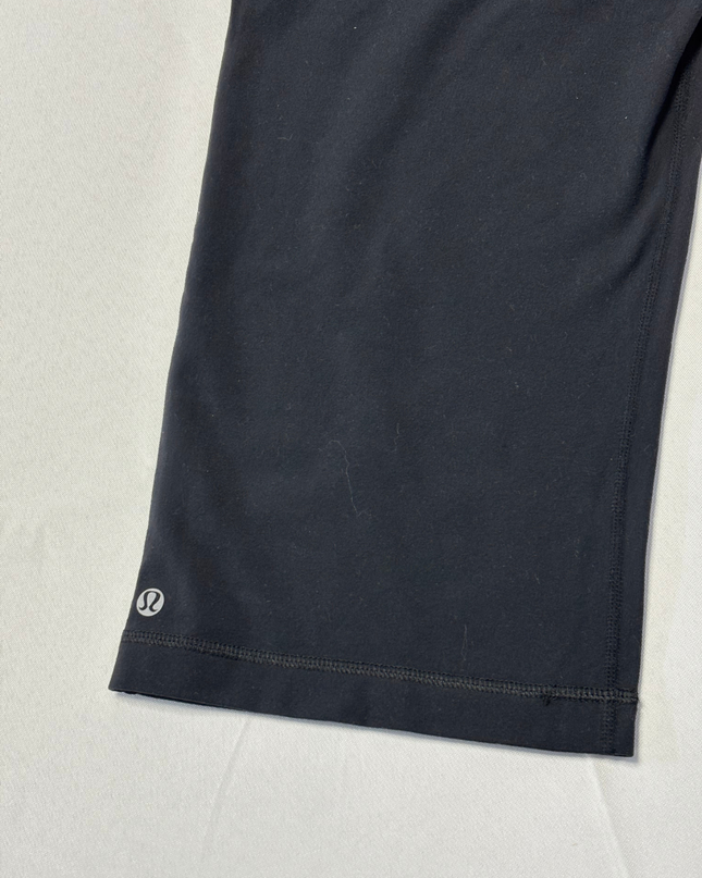 Lululemon Black High-Rise Wide-Leg Crop Leggings