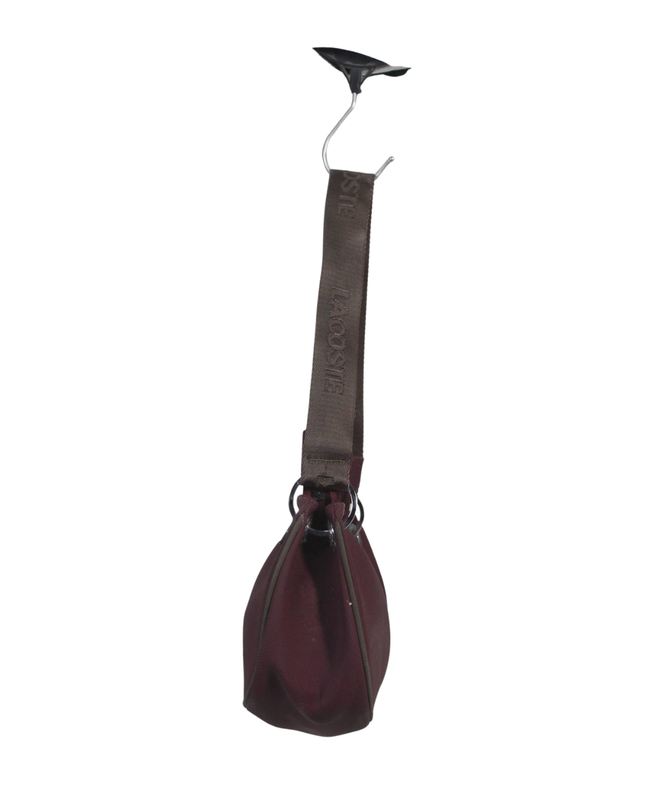 Lacoste Maroon Mini Shoulder Bag