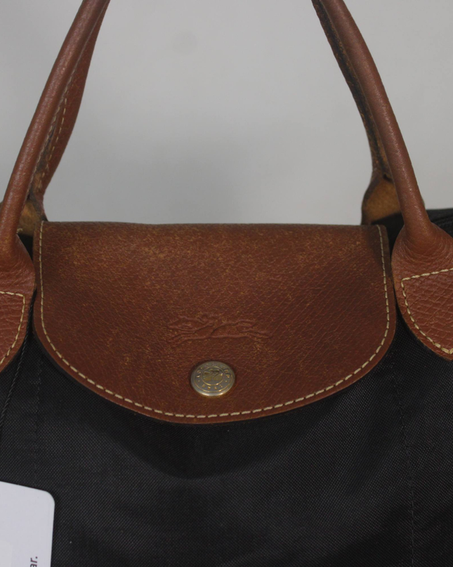Longchamp Black Le Pliage Tote Bag