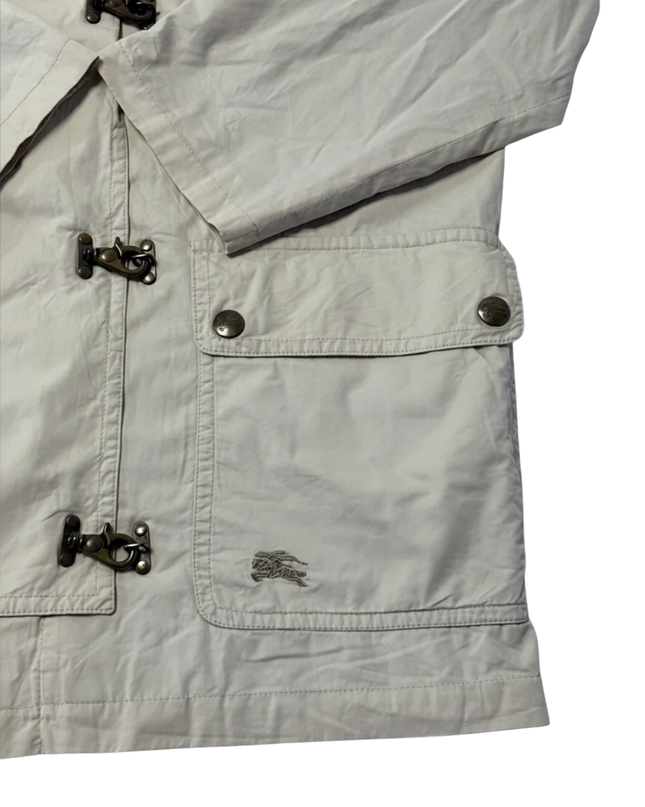 Burberrys Vintage Beige Fireman Toggle Jacket