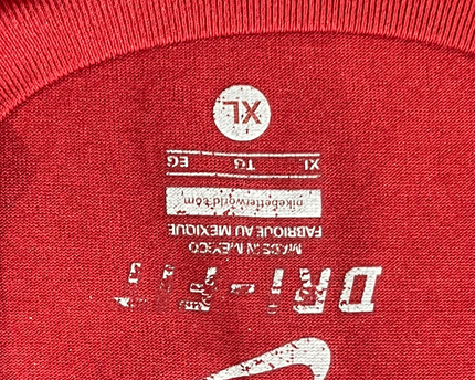 Nike Red Sports T-Shirt
