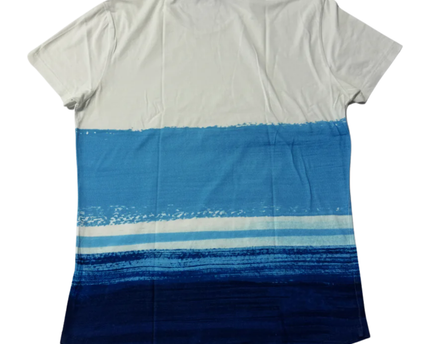 Orlebar Brown x Gerry McGovern White and Blue Printed T-Shirt