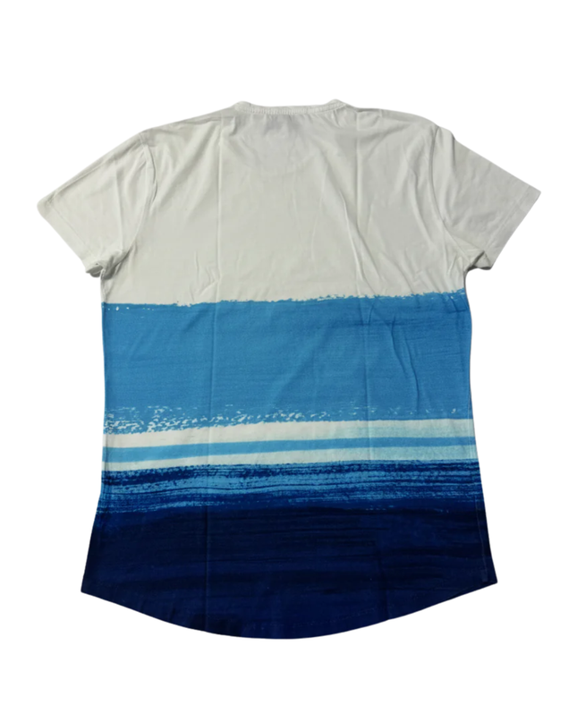 Orlebar Brown x Gerry McGovern White and Blue Printed T-Shirt
