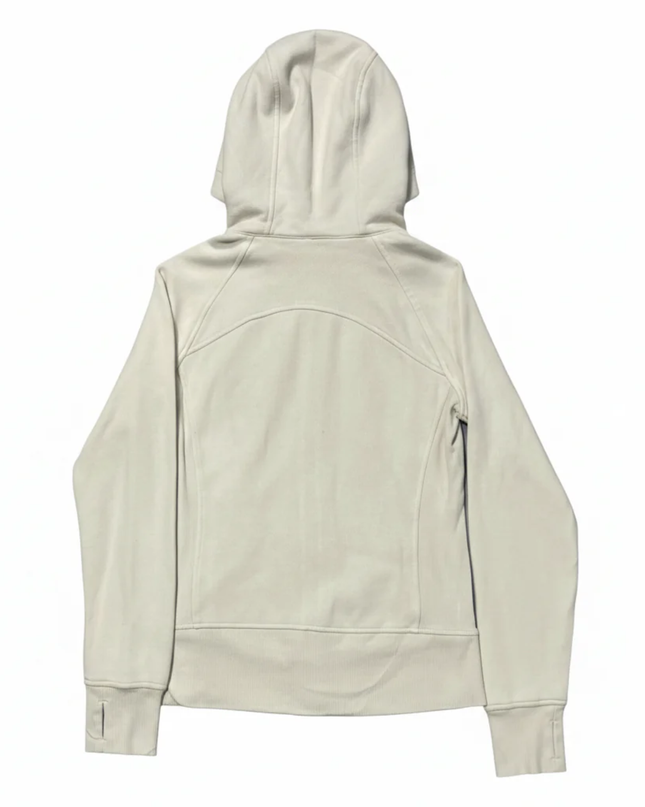Lululemon Cream Scuba Full-Zip Hoodie
