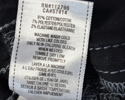 True Religion Black Slim Fit Contrast Stitch Jeans