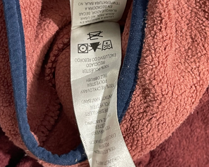 Patagonia Maroon Synchilla Fleece Snap-T Pullover