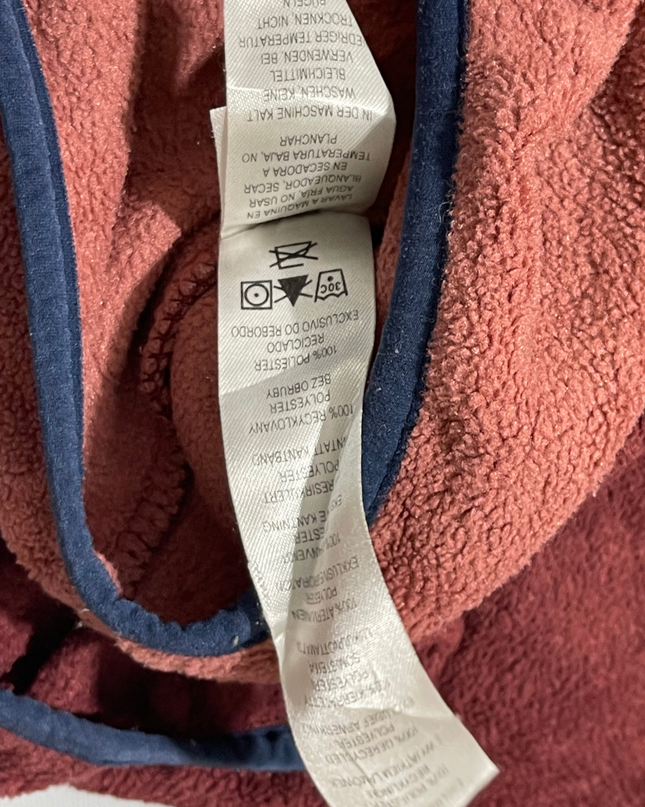 Patagonia Maroon Synchilla Fleece Snap-T Pullover