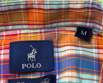 Polo Ralph Lauren Multi-color Plaid Custom Fit Button-Down Shirt