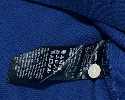 Tommy Hilfiger Blue Custom Fit Short Sleeve Polo Shirt