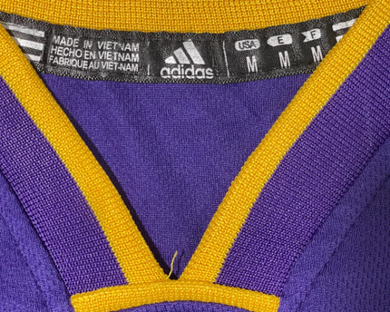 Adidas Purple Los Angeles Lakers Shaquille O'Neal #34 Swingman Jersey