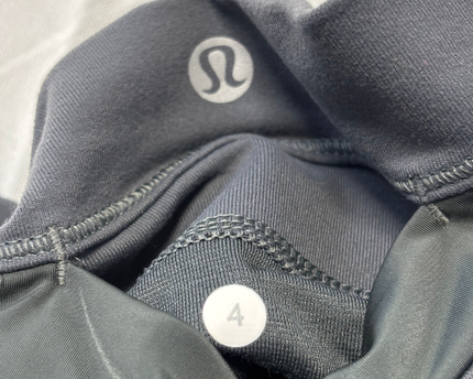 Lululemon Dark Grey High-Rise Athletic Leggings