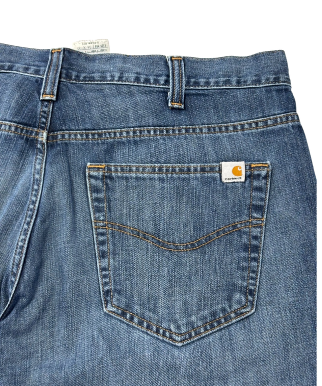 Carhartt Blue Loose Straight Fit Denim Jeans