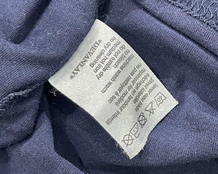 Lacoste Navy Blue V-Neck Pima Cotton T-Shirt