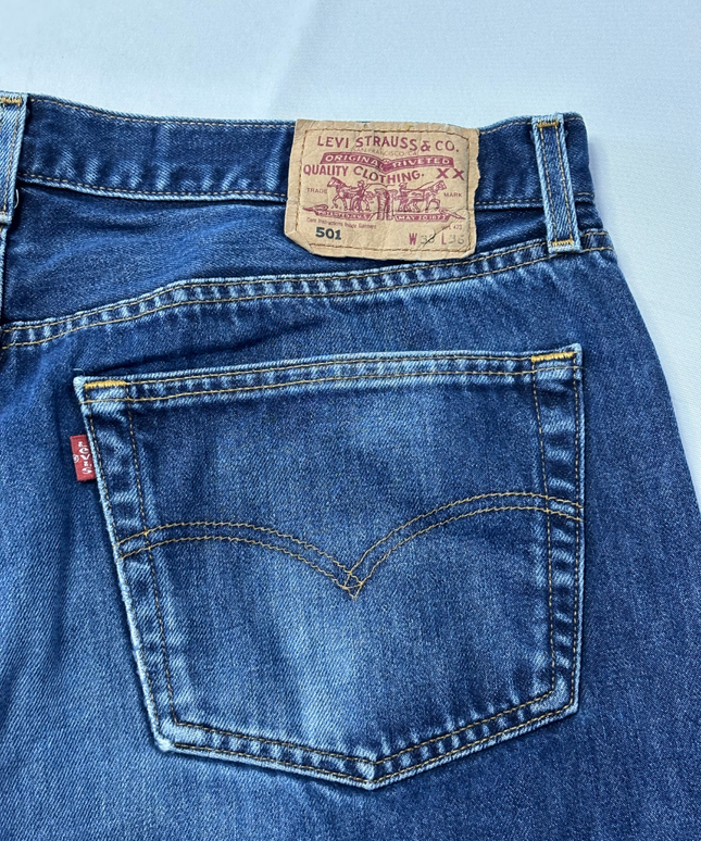 Levi's 501 Original Fit Blue Jeans