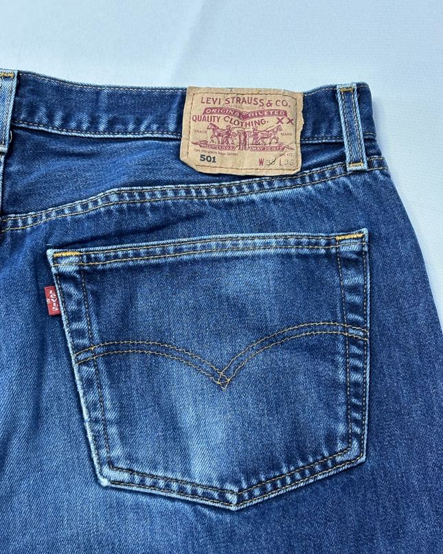 Levi's 501 Original Fit Blue Jeans
