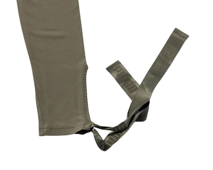 Puma Taupe Tie-Ankle Logo Leggings