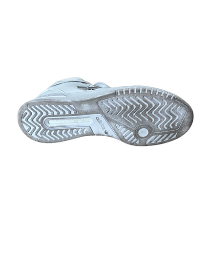 Adidas Hoops 2.0 Mid Basketball-Inspired Sneakers | White & Black | EU 43.5