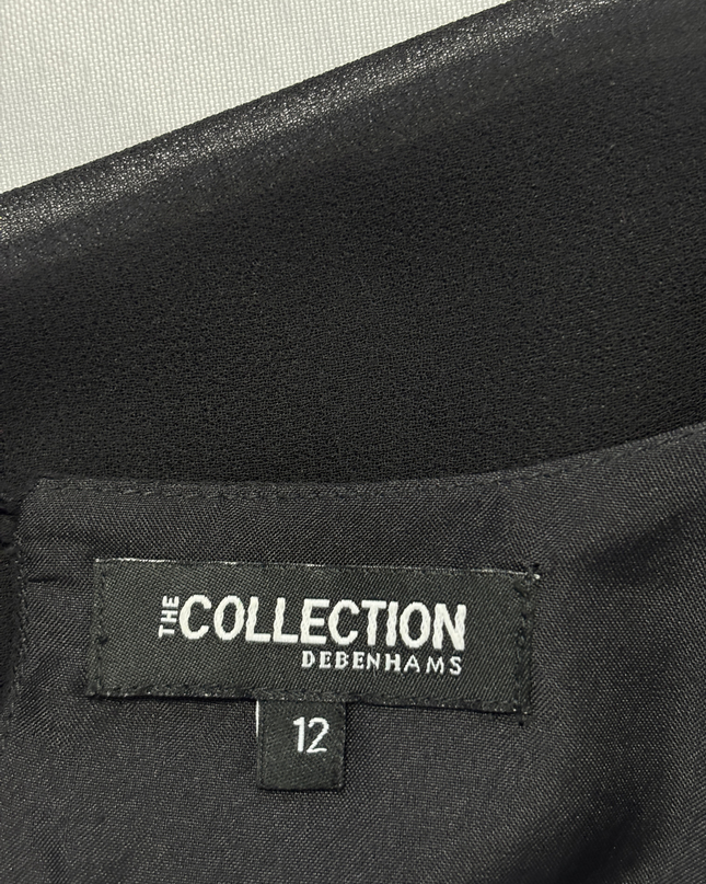 The Collection Debenhams Black Embellished Sleeveless Shift Dress