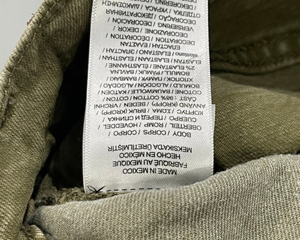 Polo Ralph Lauren Olive Green Slim Fit Jeans