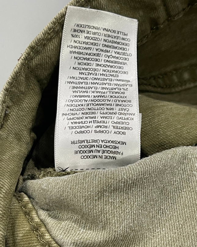 Polo Ralph Lauren Olive Green Slim Fit Jeans