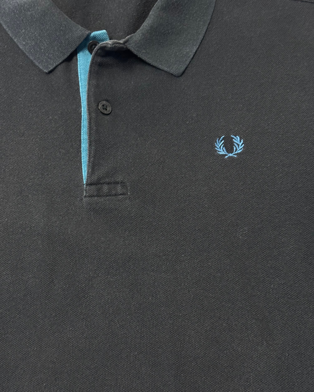 Fred Perry Black Twin Tipped Polo Shirt