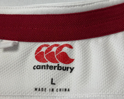 Canterbury England Rugby O2 White Jersey