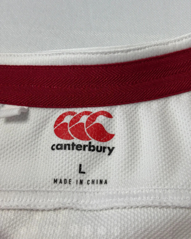 Canterbury England Rugby O2 White Jersey