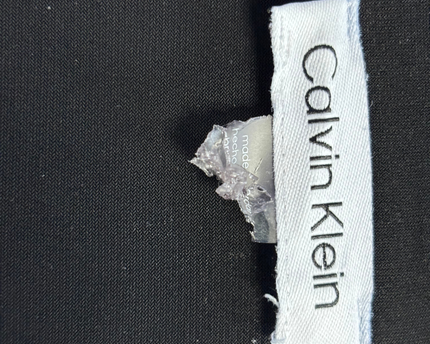 Calvin Klein Black Open-Front Cropped Cardigan Shrug