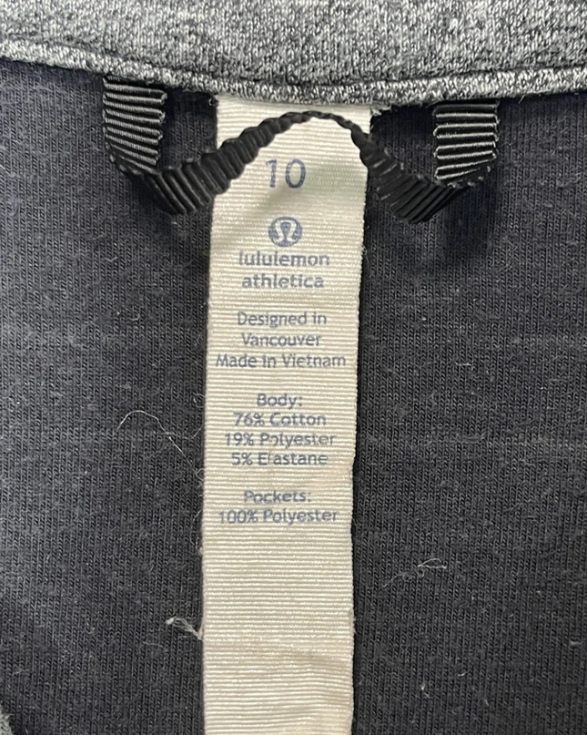 Lululemon Athletica Grey Zip-Up High-Neck Performance Jacket