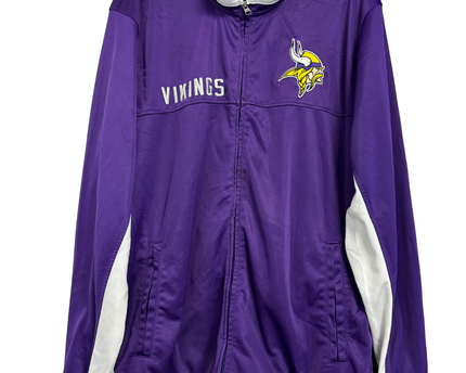 NFL Minnesota Vikings Purple Full-Zip Sports Jacket